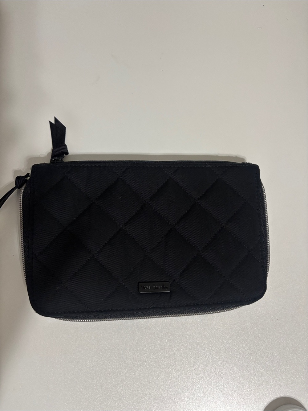 Vera Bradley black Quilted travel wallet